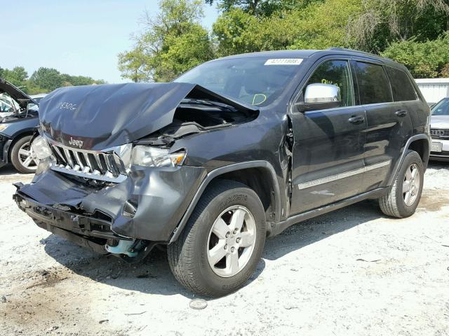 1J4RR4GG2BC518971 - 2011 JEEP GRAND CHER GRAY photo 2