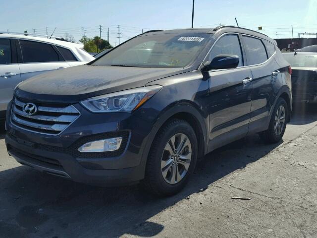 5XYZU3LB9FG249149 - 2015 HYUNDAI SANTA FE S GRAY photo 2