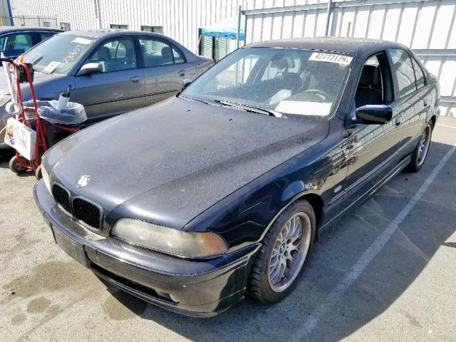 WBADT63492CK25817 - 2002 BMW 530 I AUTO BLACK photo 2