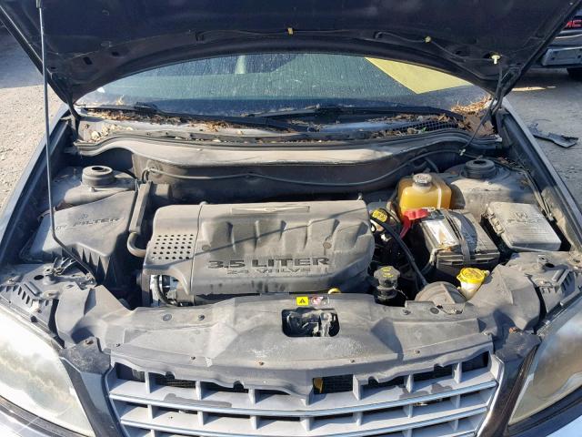 2C8GF68415R254433 - 2005 CHRYSLER PACIFICA T BLACK photo 7