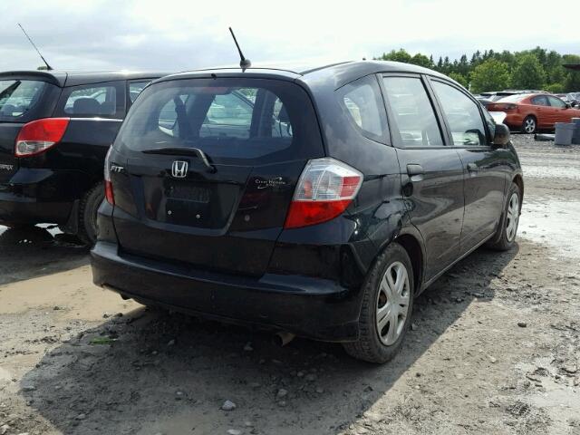 JHMGE8G35BC802459 - 2011 HONDA FIT BLACK photo 4