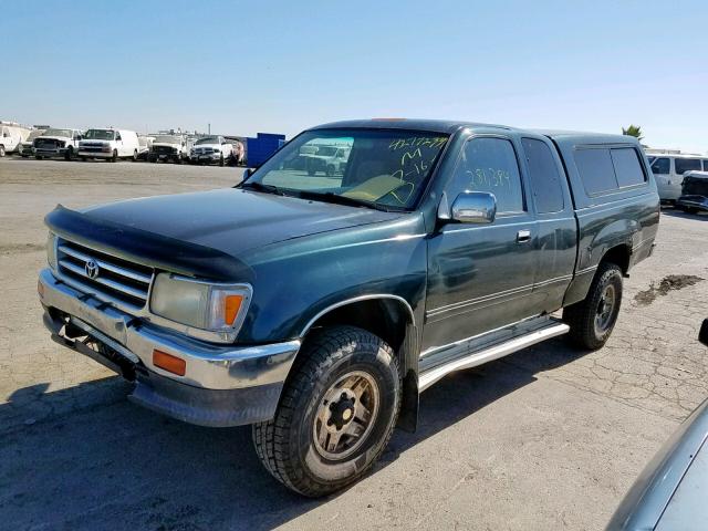 JT4UN24D0T0034102 - 1996 TOYOTA T100 XTRAC GREEN photo 2