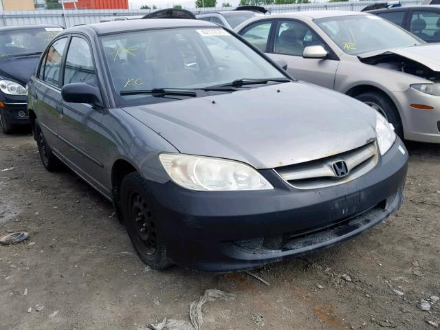 2HGES16304H941099 - 2004 HONDA CIVIC DX V GRAY photo 1