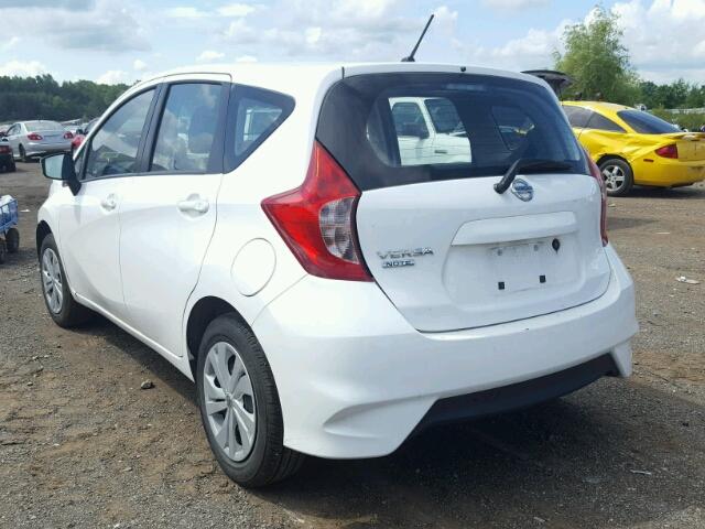 3N1CE2CP9JL352603 - 2018 NISSAN VERSA NOTE WHITE photo 3