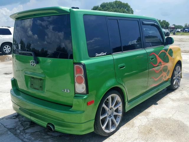 JTLKT324264070381 - 2006 TOYOTA SCION XB 绿色 照片 4
