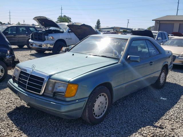 WDBEA50D5KA805393 - 1989 MERCEDES-BENZ 300 CE TURQUOISE photo 2