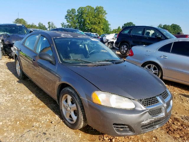 1B3EL46T05N633891 - 2005 DODGE STRATUS SX GRAY photo 1