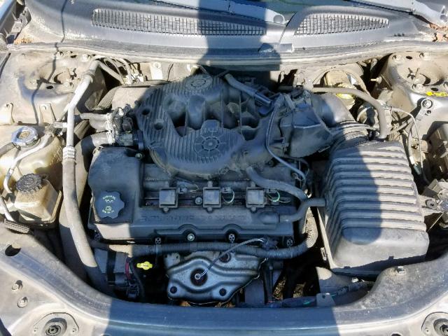 1B3EL46T05N633891 - 2005 DODGE STRATUS SX GRAY photo 7