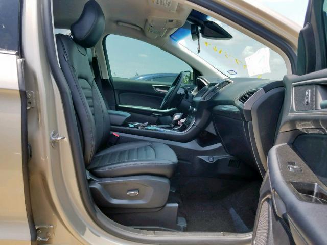 2FMPK3J99JBC43910 - 2018 FORD EDGE SEL GOLD photo 5