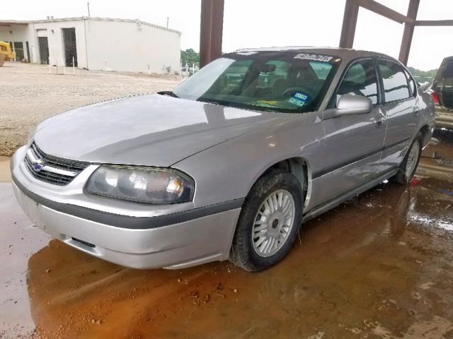 2G1WF52E619273247 - 2001 CHEVROLET IMPALA SILVER photo 2