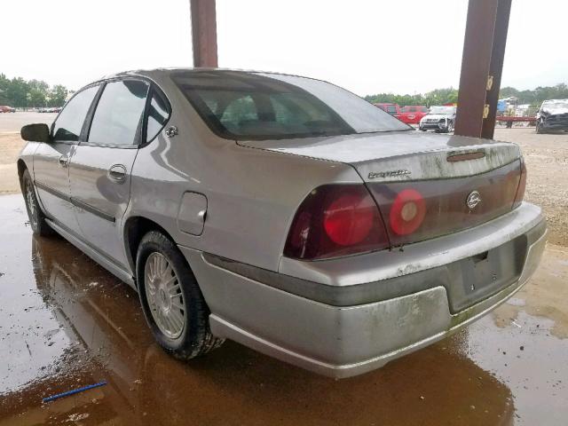 2G1WF52E619273247 - 2001 CHEVROLET IMPALA SILVER photo 3