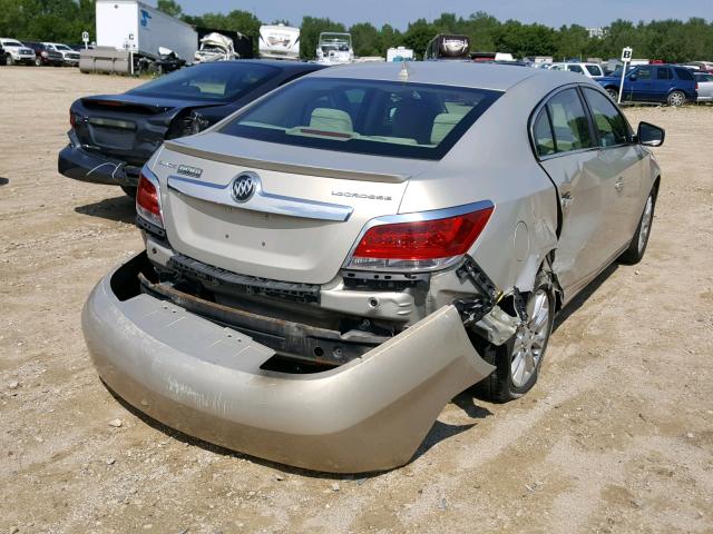 1G4GB5ER9CF169749 - 2012 BUICK LACROSSE C GOLD photo 4