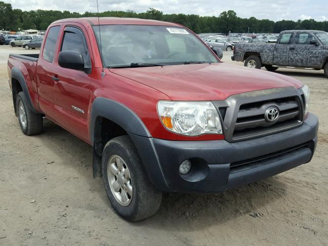 5TETX62N39Z592981 - 2009 TOYOTA TACOMA PRE RED photo 1