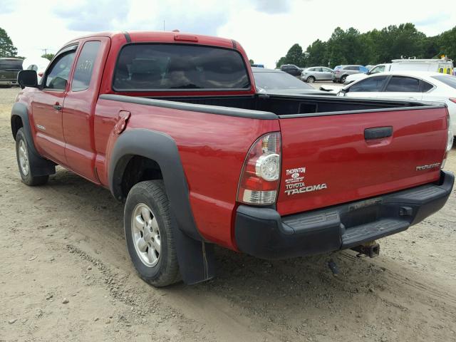 5TETX62N39Z592981 - 2009 TOYOTA TACOMA PRE RED photo 3