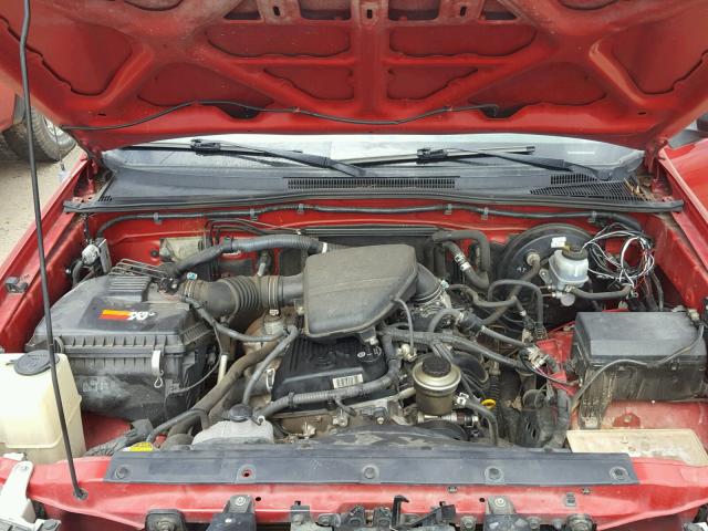 5TETX62N39Z592981 - 2009 TOYOTA TACOMA PRE RED photo 7