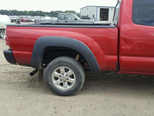 5TETX62N39Z592981 - 2009 TOYOTA TACOMA PRE RED photo 9