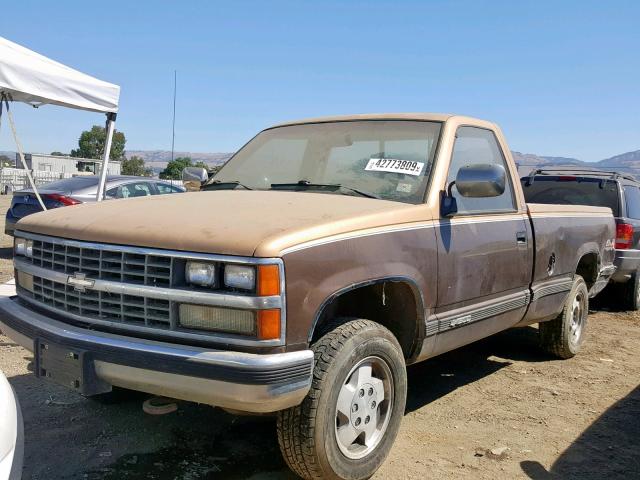 1GCDK14K7JE139110 - 1988 CHEVROLET GMT-400 K1 BROWN photo 2