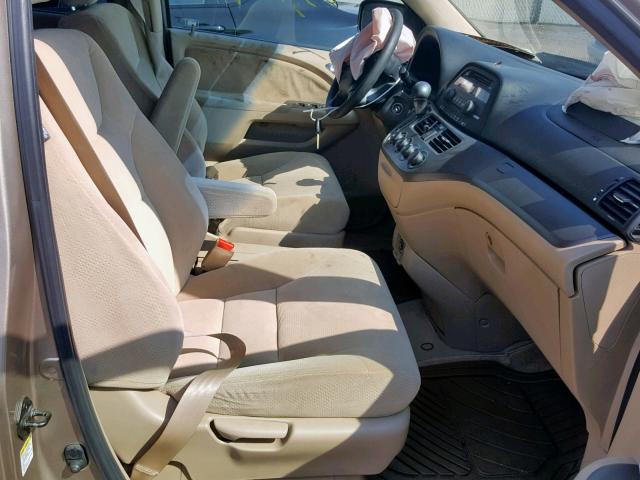 5FNRL38206B002623 - 2006 HONDA ODYSSEY LX GOLD photo 5