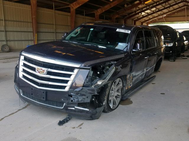 1GYS3JKJXHR157161 - 2017 CADILLAC ESCALADE E CHARCOAL photo 2