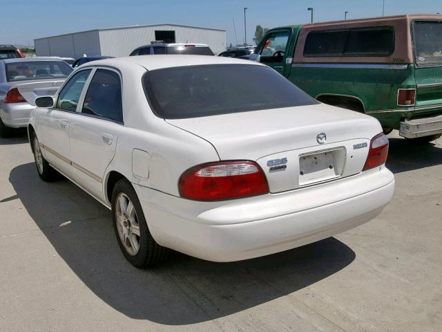 1YVGF22D7Y5179722 - 2000 MAZDA 626 ES WHITE photo 3