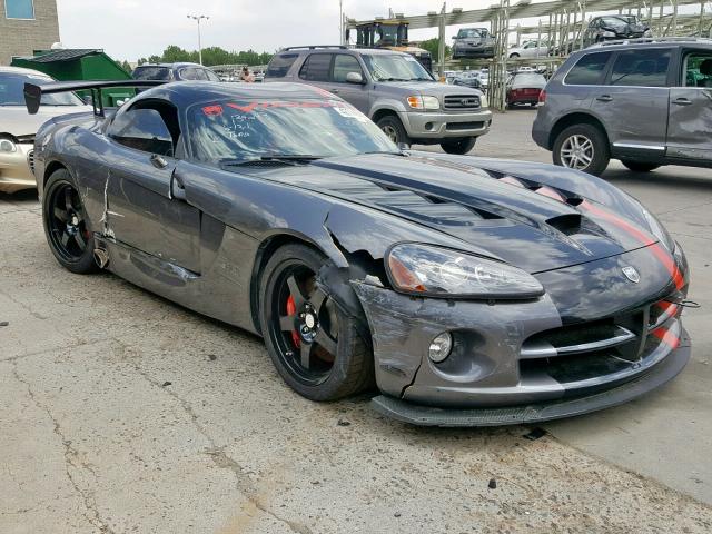 1B3JZ69Z29V500208 - 2009 DODGE VIPER SRT- GRAY photo 1