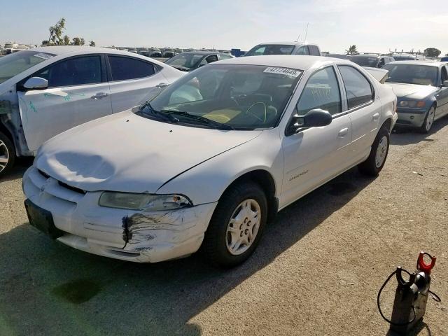 1B3EJ46X0YN277343 - 2000 DODGE STRATUS SE WHITE photo 2