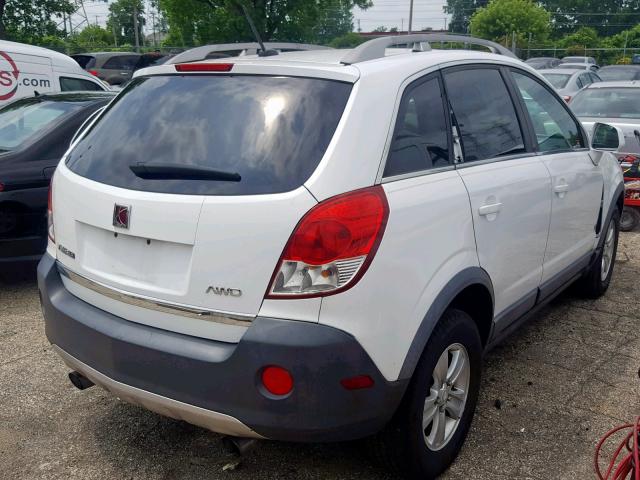 3GSDL43N18S567432 - 2008 SATURN VUE XE WHITE photo 4