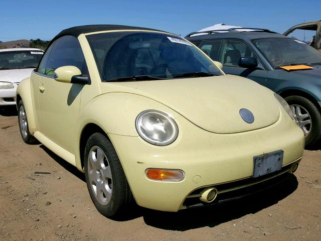 3VWCD21Y53M331222 - 2003 VOLKSWAGEN NEW BEETLE ყვითელი ფოტო 1