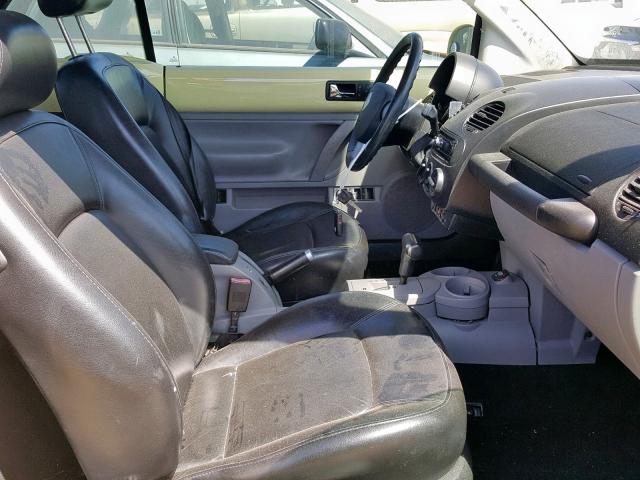 3VWCD21Y53M331222 - 2003 VOLKSWAGEN NEW BEETLE ყვითელი ფოტო 5