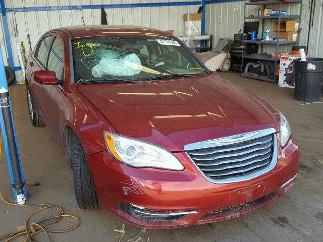 1C3CCBABXEN207641 - 2014 CHRYSLER 200 LX RED photo 1