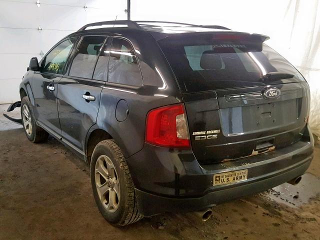 2FMDK4JC5BBA11150 - 2011 FORD EDGE SEL  photo 3