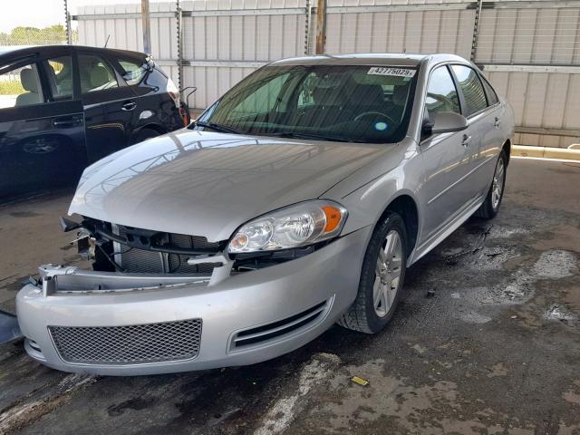 2G1WG5E3XC1250255 - 2012 CHEVROLET IMPALA LT SILVER photo 2