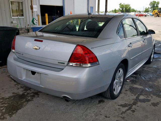 2G1WG5E3XC1250255 - 2012 CHEVROLET IMPALA LT SILVER photo 4