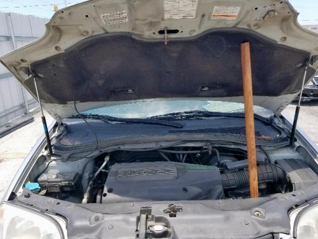 2HNYD18842H508925 - 2002 ACURA MDX TOURIN SILVER photo 7