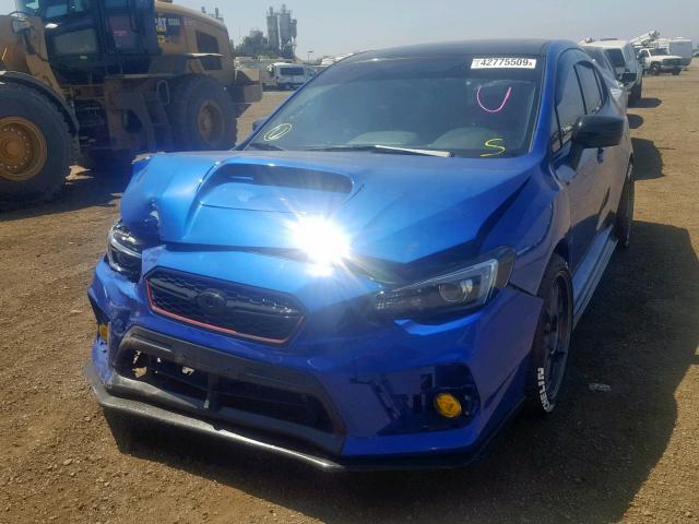 JF1VA1F66J9832157 - 2018 SUBARU WRX LIMITE BLUE photo 2