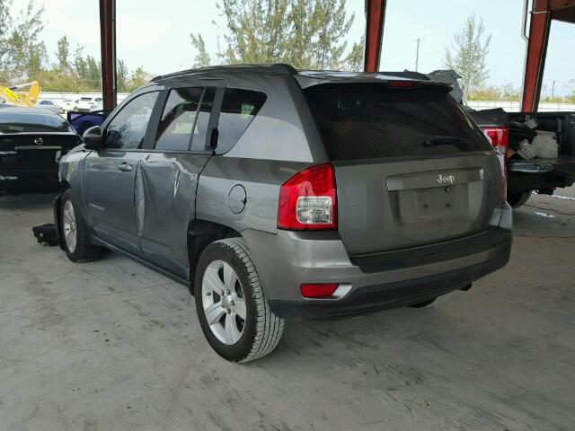 1J4NT1FB5BD259942 - 2011 JEEP COMPASS SP GRAY photo 3