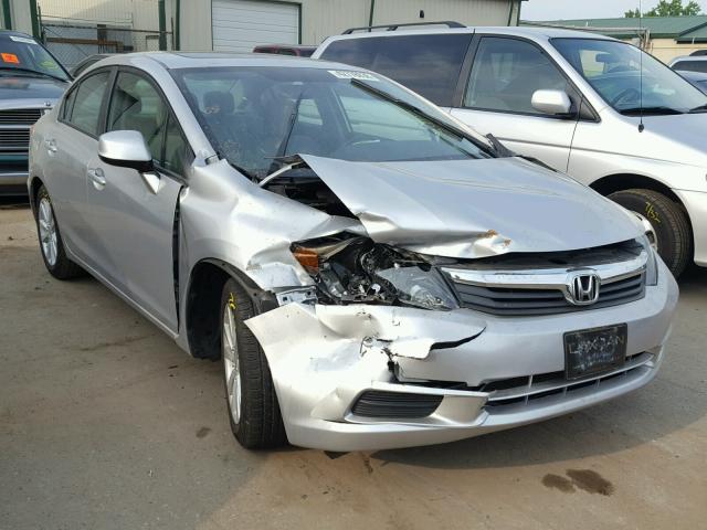 19XFB2F94CE058937 - 2012 HONDA CIVIC EXL SILVER photo 1