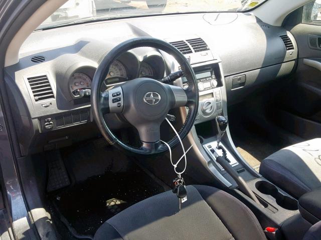 JTKDE167680272439 - 2008 TOYOTA SCION TC GRAY photo 9