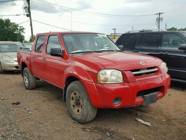 1N6ED27YX4C409318 - 2004 NISSAN FRONTIER C RED photo 1