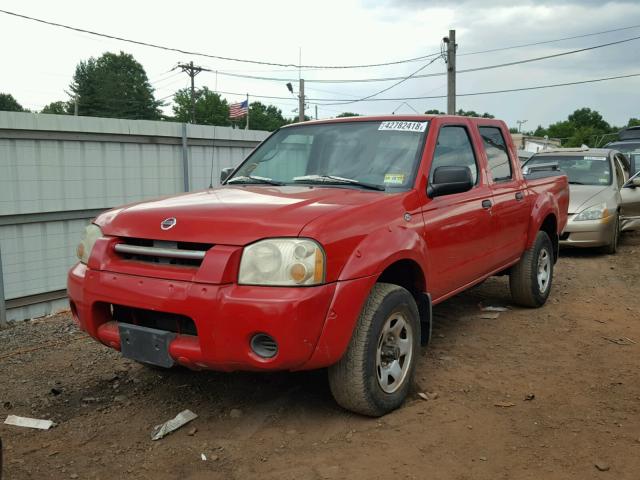 1N6ED27YX4C409318 - 2004 NISSAN FRONTIER C RED photo 2