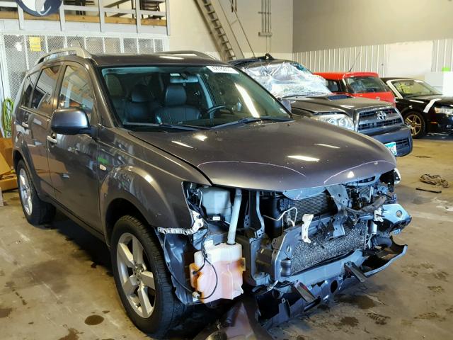 JA4MT41X07Z001922 - 2007 MITSUBISHI OUTLANDER GRAY photo 1