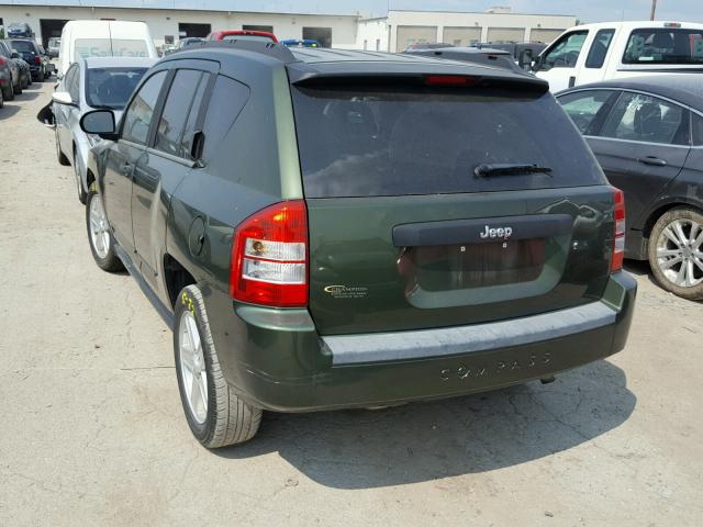 1J4FT47B49D211671 - 2009 JEEP COMPASS SP მწვანე ფოტო 3