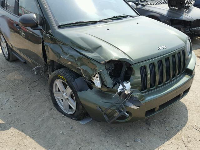 1J4FT47B49D211671 - 2009 JEEP COMPASS SP მწვანე ფოტო 9