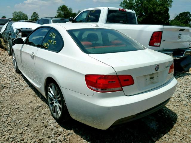 WBAWB33519P138273 - 2009 BMW 328 I WHITE photo 3