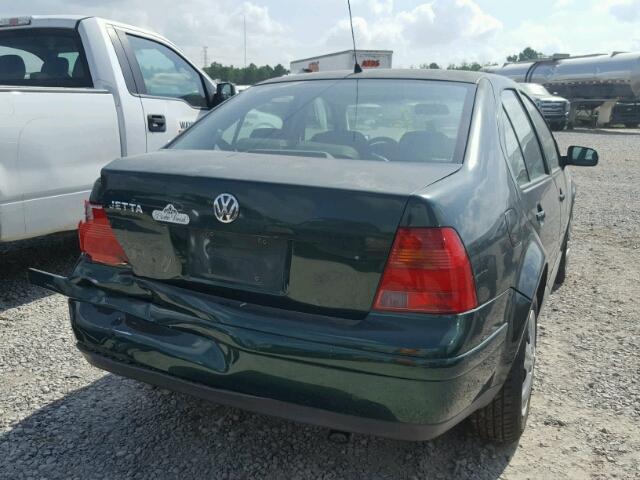 3VWRB69M71M181054 - 2001 VOLKSWAGEN JETTA GL GREEN photo 4