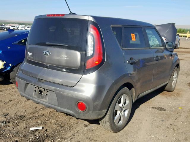 KNDJN2A22K7015871 - 2019 KIA SOUL SILVER photo 4