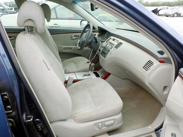 KMHFC46D37A181632 - 2007 HYUNDAI AZERA GLS BLUE photo 5