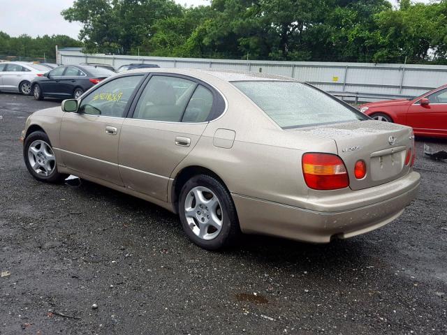 JT8BD68S9X0068652 - 1999 LEXUS GS 300 GOLD photo 3