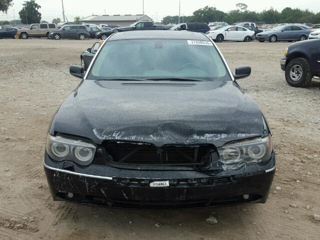 WBAGN63525DS57989 - 2005 BMW 745 LI BLACK photo 9