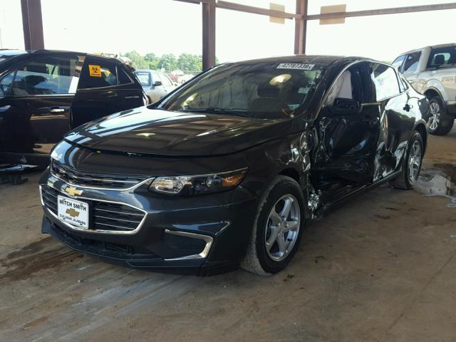1G1ZB5ST5JF235880 - 2018 CHEVROLET MALIBU LS 石墨色 照片 2